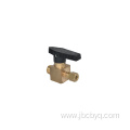 Hot pin solenoid needle valve